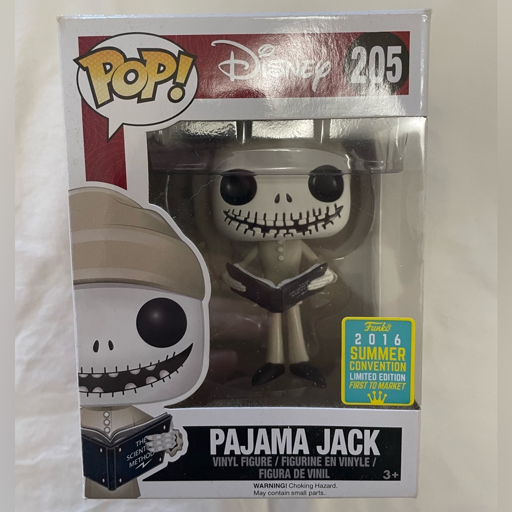 In Box Limited Edition Pajama Jack Funko Pop Nightmare Before Christmas